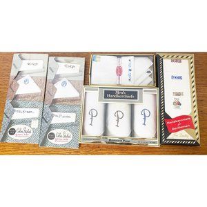 VTG Mens Handkerchief Big Lot ( Cotton & Poly) NEW